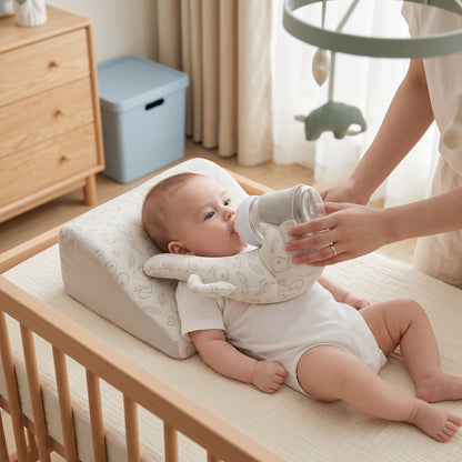 Manta Hands-Free Baby Bottle Feeding Pillow