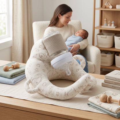 Manta Hands-Free Baby Bottle Feeding Pillow