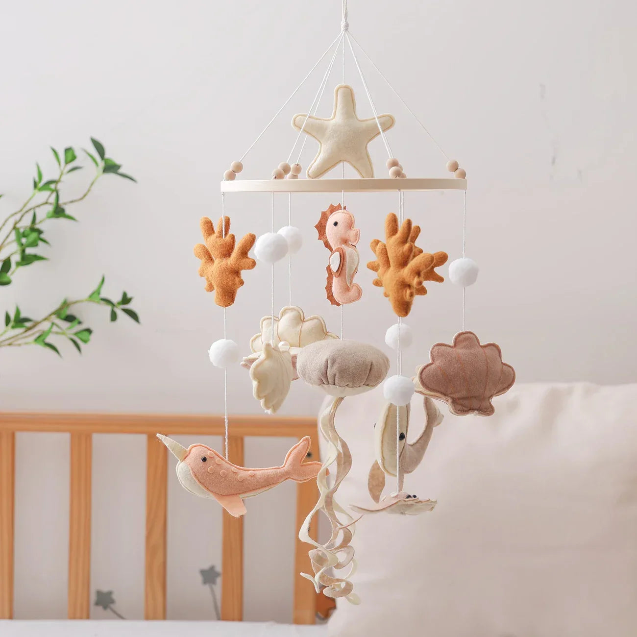 Musical Crib Mobile Set with Arm