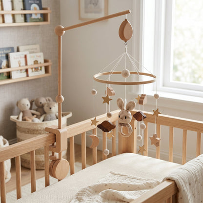 Musical Crib Mobile Set with Arm