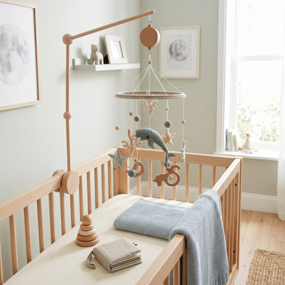 Musical Crib Mobile Set with Arm