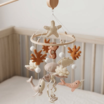 Musical Crib Mobile Set with Arm