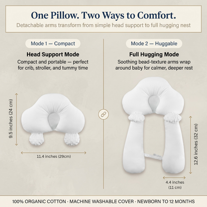 Little Manta Huggable Baby Pillow