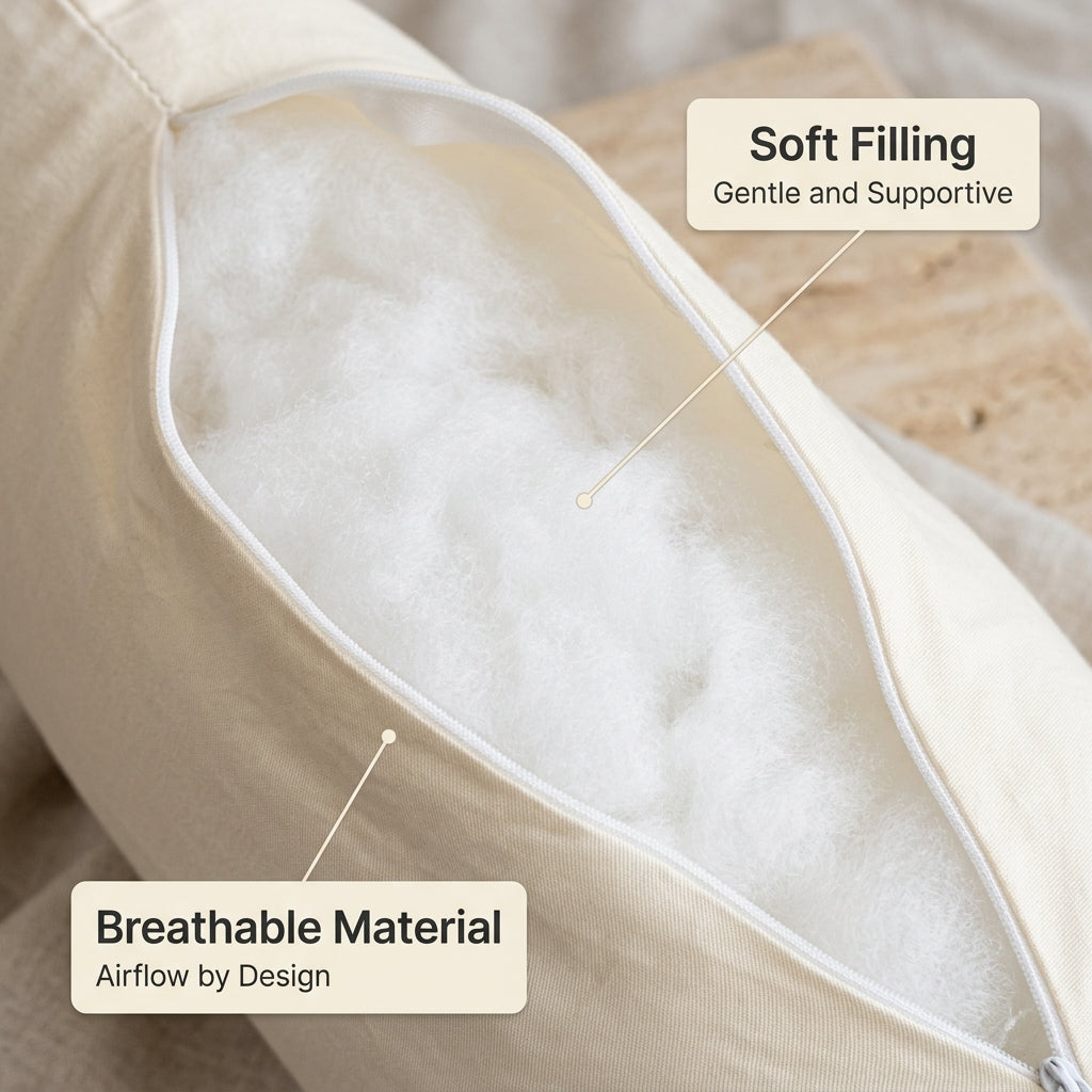 Little Manta Pastel Baby Lounger Pillow
