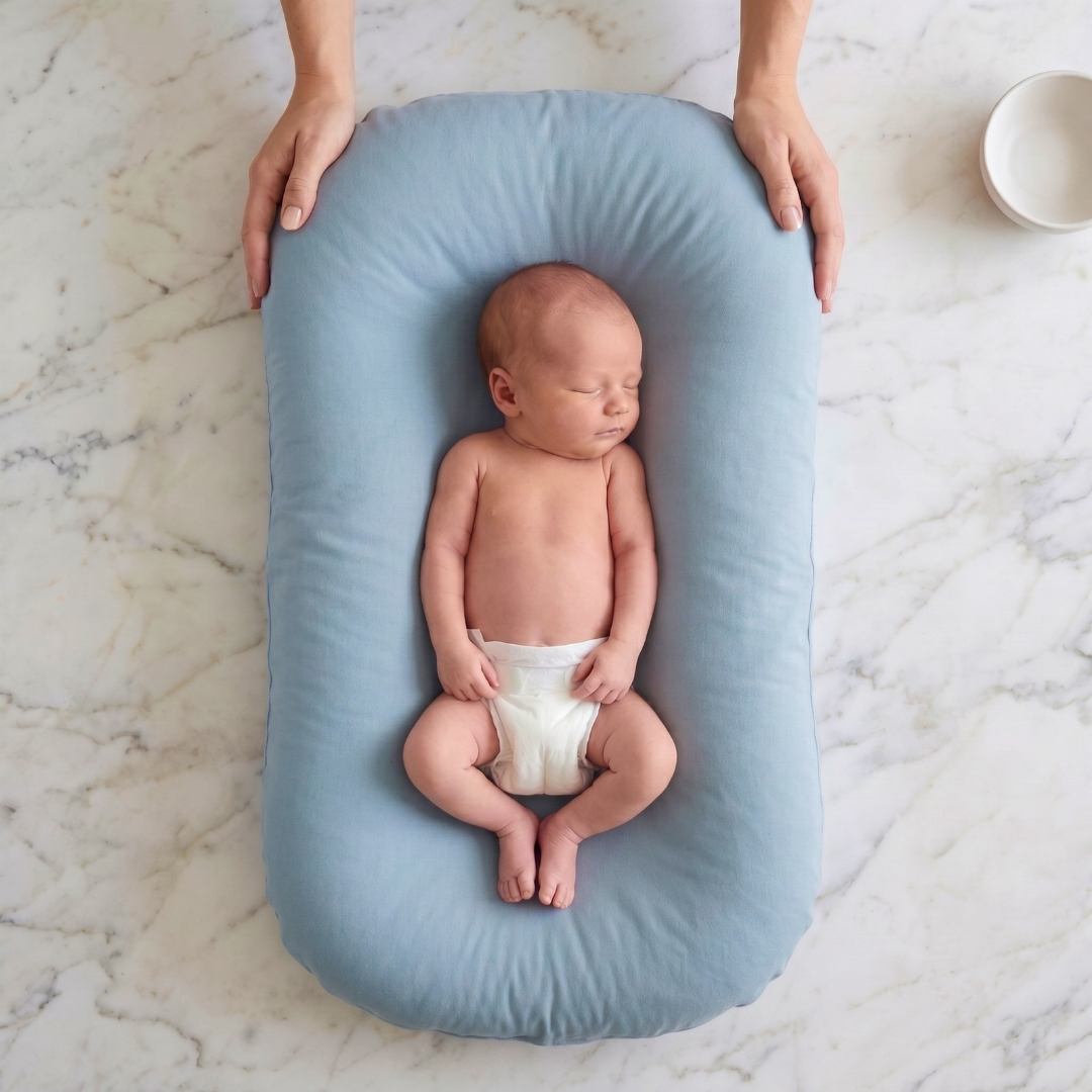 Little Manta Pastel Baby Lounger Pillow
